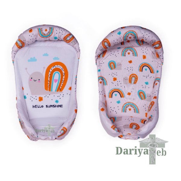 آغوشی نوزاد طرح حلزون کوچولو