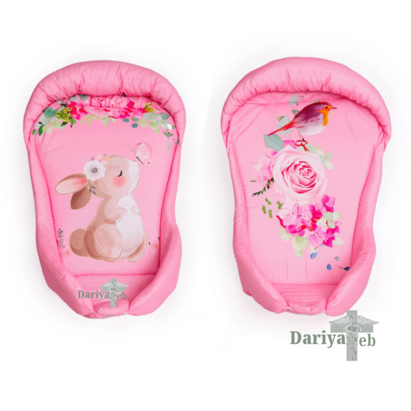 آغوشی نوزاد طرح گنجشک و خرگوش