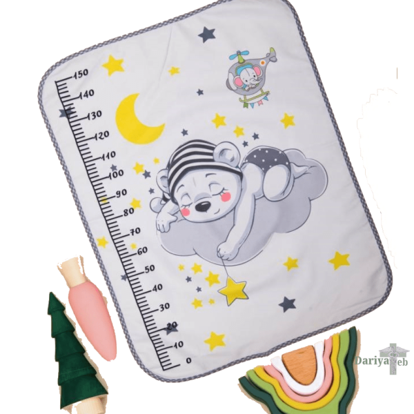 زیرانداز تعویض مخمل طرح کوچولو خوابالو