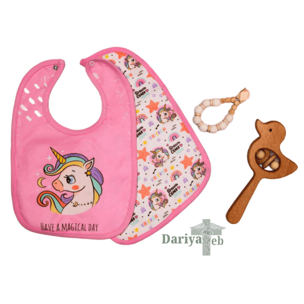 پیش بند نوزادی طرح یونی کورن