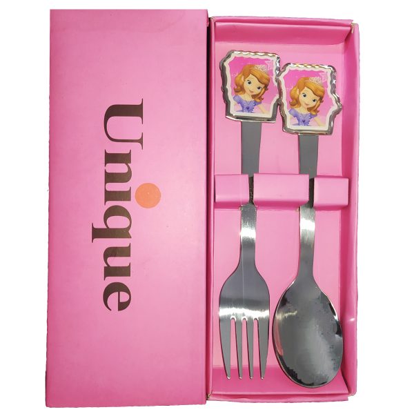 ست قاشق و چنگال کودک یونیک مدل سوفیا