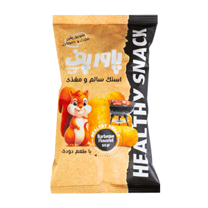 سویق پفی غلات و حبوبات با طعم دودی پاورپف 55 گرمی