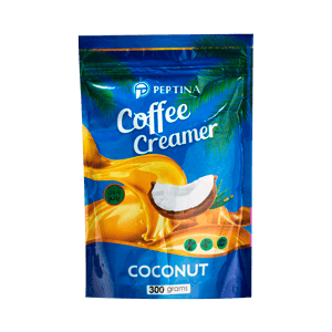 کریمر بدون قند غیر لبنی با پودر شیر نارگیل پپتینا 300 گرمی